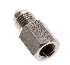 Reductor JIC G1/8'' Hembra x UNF 7/16''-20 Macho Acero inoxidable 310bar (4355.5psi)