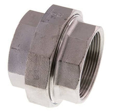 Unión Conector Recto Rp2'' Hembra Acero Inoxidable Junta Plana PTFE 16bar (224.8psi)