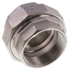 Unión Conector Recto Rp2'' Hembra Acero Inoxidable Junta Plana PTFE 16bar (224.8psi)