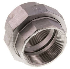 Unión Conector Recto Rp2'' Hembra Acero Inoxidable Junta Plana PTFE 16bar (224.8psi)