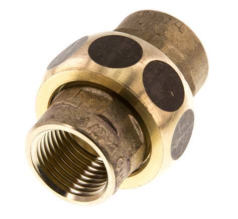 Unión Conector Recto Rp1/2'' Hembra Latón Junta Plana Centellen 16bar (224.8psi)