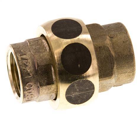 Unión Conector Recto Rp1/2'' Hembra Latón Junta Plana Centellen 16bar (224.8psi)