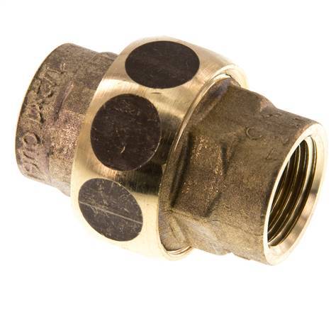 Unión Conector Recto Rp1/2'' Hembra Latón Junta Plana Centellen 16bar (224.8psi)