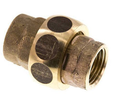 Unión Conector Recto Rp1/2'' Hembra Latón Junta Plana Centellen 16bar (224.8psi)