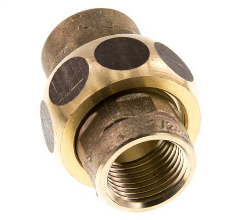 Unión Conector Recto Rp1/2'' Hembra Latón Junta Plana Centellen 16bar (224.8psi)