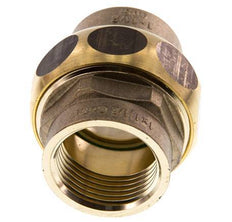 Unión Conector Recto Rp1'' Hembra Latón Junta Plana Centellen 16bar (224.8psi)