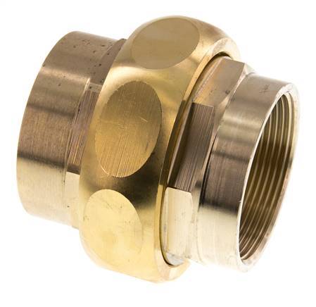 Unión Conector Recto Rp2'' Hembra Latón Junta Plana Centellen 16bar (224.8psi)