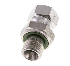Racor Reductor JIC UNF 7/16''-20 Hembra x G1/4'' Macho Ajustable Acero Inoxidable 310bar (4355.5psi)