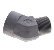 Racor en ángulo de 45 grados 1'' NPT macho x hembra Acero 140bar (1967.0psi)