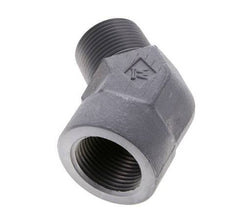 Racor en ángulo de 45 grados 1'' NPT macho x hembra Acero 140bar (1967.0psi)