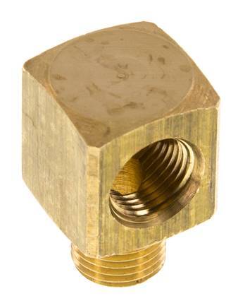 90deg Angled Fitting G1/8'' Male x Female Brass 16bar (224.8psi) [2 Pieces]