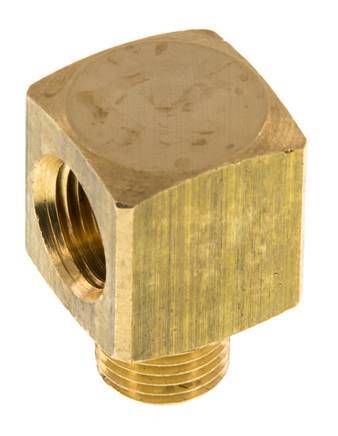 90deg Angled Fitting G1/8'' Male x Female Brass 16bar (224.8psi) [2 Pieces]