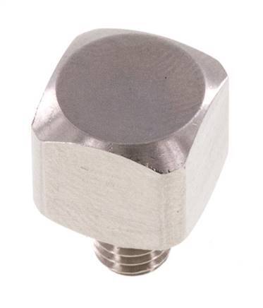 Racor acodado 90deg M5 Macho x Hembra Acero inoxidable 16bar (224.8psi)