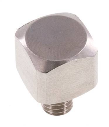 Racor acodado 90deg M5 Macho x Hembra Acero inoxidable 16bar (224.8psi)