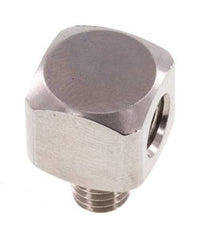 Racor acodado 90deg M5 Macho x Hembra Acero inoxidable 16bar (224.8psi)
