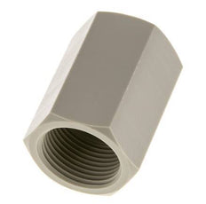 Enchufe G3/4'' Hembra Polipropileno (pp) 10bar (140.5psi) FDA 32mm Hex.