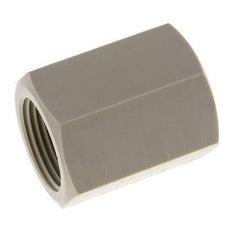 Enchufe G1'' Hembra Polipropileno (pp) 10bar (140.5psi) FDA 43mm Hex.