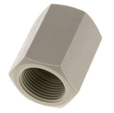 Enchufe G1'' Hembra Polipropileno (pp) 10bar (140.5psi) FDA 43mm Hex.