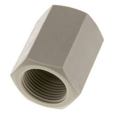 Enchufe G1'' Hembra Polipropileno (pp) 10bar (140.5psi) FDA 43mm Hex.