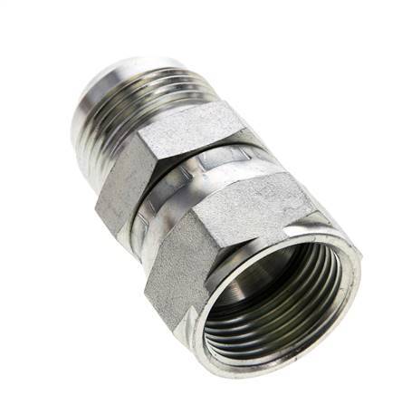 Racor JIC UN 1-3/16''-12 Macho x Hembra Acero 170bar (2388.5psi)