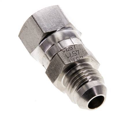 Racor JIC UNF 9/16''-18 Macho x Hembra Acero inoxidable 275bar (3863.75psi)