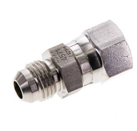 Racor JIC UNF 9/16''-18 Macho x Hembra Acero inoxidable 275bar (3863.75psi)