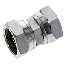 Racor Reductor Recto G1 1/4'' Hembra Acero Alta Presión 60° Cono 150bar (2107.5psi) Hidráulico