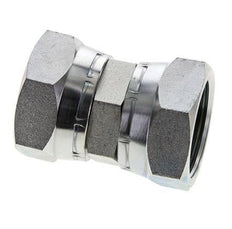 Racor Reductor Recto G1 1/4'' Hembra Acero Alta Presión 60° Cono 150bar (2107.5psi) Hidráulico