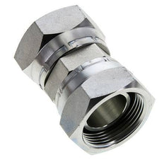 Racor Reductor Recto G1 1/4'' Hembra Acero Alta Presión 60° Cono 150bar (2107.5psi) Hidráulico