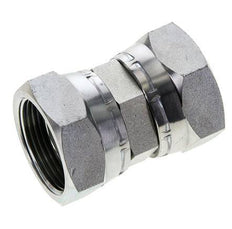 Racor Reductor Recto G1 1/4'' Hembra Acero Alta Presión 60° Cono 150bar (2107.5psi) Hidráulico
