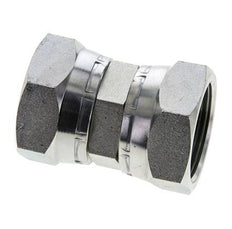Racor Reductor Recto G1 1/4'' Hembra Acero Alta Presión 60° Cono 150bar (2107.5psi) Hidráulico