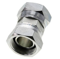 Racor Reductor Recto G1 1/4'' Hembra Acero Alta Presión 60° Cono 150bar (2107.5psi) Hidráulico