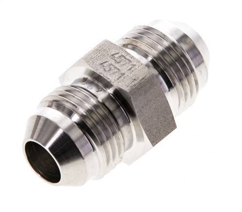 Espiga doble JIC UNF 3/4''-16 Acero inoxidable 275bar (3863.75psi)