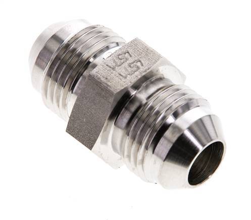 Espiga doble JIC UNF 3/4''-16 Acero inoxidable 275bar (3863.75psi)