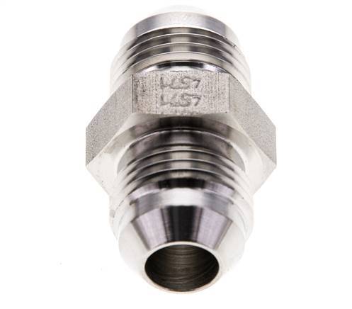 Espiga doble JIC UNF 3/4''-16 Acero inoxidable 275bar (3863.75psi)