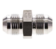 Espiga doble JIC UNF 3/4''-16 Acero inoxidable 275bar (3863.75psi)