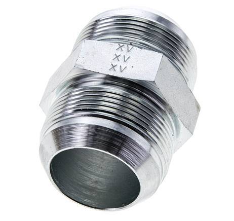 Espiga doble JIC UN 1-7/8''-12 Acero 100bar (1405.0psi)