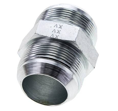 Espiga doble JIC UN 1-7/8''-12 Acero 100bar (1405.0psi)