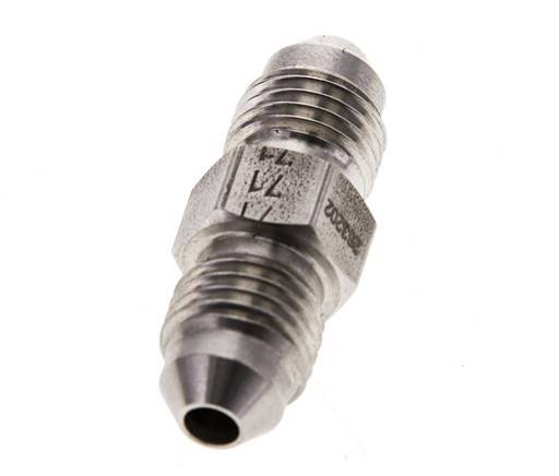 Espiga doble JIC UNF 7/16''-20 Acero inoxidable 310bar (4355.5psi)