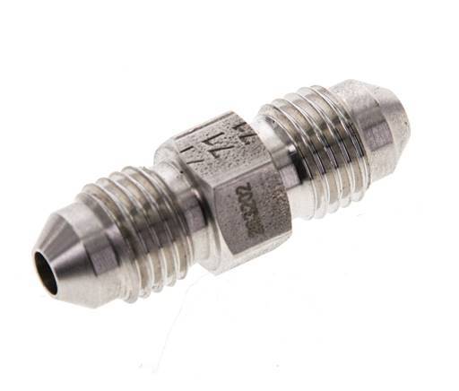 Espiga doble JIC UNF 7/16''-20 Acero inoxidable 310bar (4355.5psi)