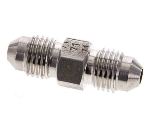 Espiga doble JIC UNF 7/16''-20 Acero inoxidable 310bar (4355.5psi)