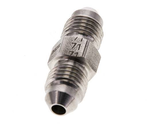 Espiga doble JIC UNF 7/16''-20 Acero inoxidable 310bar (4355.5psi)
