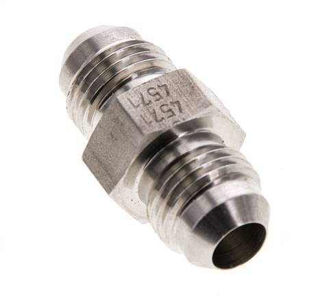 Espiga doble JIC UNF 9/16''-18 Acero inoxidable 275bar (3863.75psi)