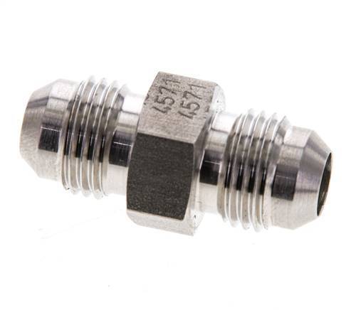 Espiga doble JIC UNF 9/16''-18 Acero inoxidable 275bar (3863.75psi)