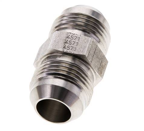 Espiga doble JIC UN 1-1/16''-12 Acero inoxidable 210bar (2950.5psi)