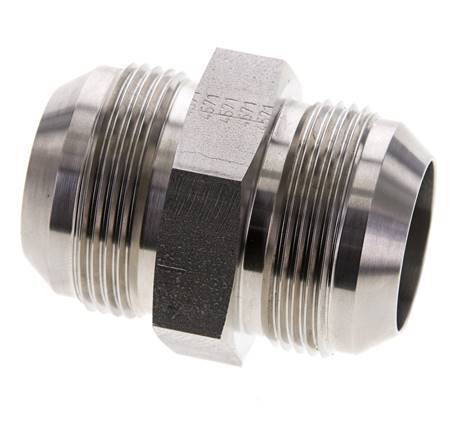 Espiga doble JIC UN 1-5/8''-12 Acero inoxidable 140bar (1967.0psi)