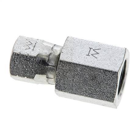 Racor JIC G1/4'' x UNF 7/16''-20 Hembra Acero 310bar (4355.5psi)