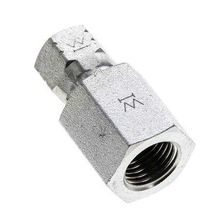 Racor JIC G1/4'' x UNF 7/16''-20 Hembra Acero 310bar (4355.5psi)