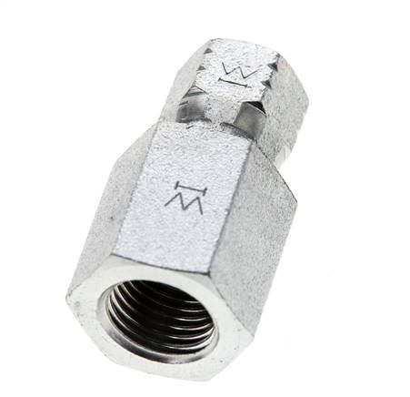 Racor JIC G1/4'' x UNF 7/16''-20 Hembra Acero 310bar (4355.5psi)