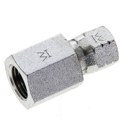 Racor JIC G1/4'' x UNF 7/16''-20 Hembra Acero 310bar (4355.5psi)